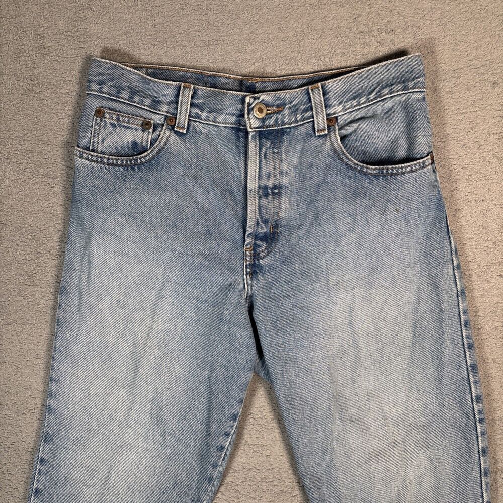 LONDONJEAN Light Wash Cropped Jeans with Multicolor Floral Cuffs - Picture 2 of 13